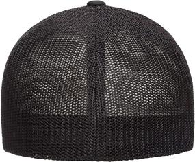 img 2 attached to Flexfit Trucker Fitted Cap 2 Tone Charcoal Sports & Fitness