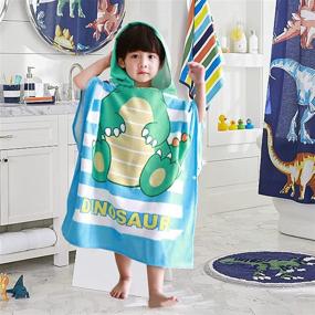 img 3 attached to Premium Microfiber Toddlers Oversized Dinosaur
