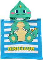 premium microfiber toddlers oversized dinosaur logo