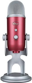 img 4 attached to 🎤 Бу Renewed Стальной Red Blue Yeti USB Микрофон для записи и стриминга на ПК и Мак