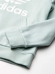 img 1 attached to 🧥 Одежда для среднего возраста мальчиков - толстовка Adidas Originals Trefoil с капюшоном - идеально подходит для активного образа жизни.