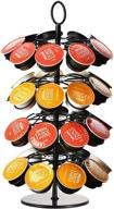 ☕️ kimiup 360-degree spinning coffee pod carousel – organize 36 k-cups with detachable storage for countertop логотип