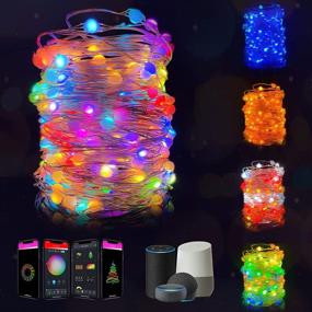 img 4 attached to 🎄 LUMIMAN Smart Christmas Fairy Lights: 32.8ft 100LED USB Color Changing - Wi-Fi, Bluetooth, Music Sync, Works with Alexa & Google Assistant - Twinkle Lights for Christmas Indoor Decor