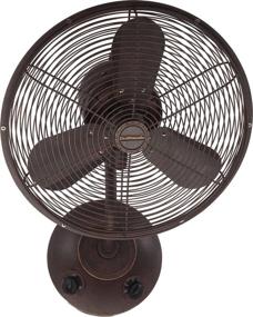 img 4 attached to 🌀 Craftmade BW116AG3 Bellows I Aged Bronze 16-Inch Outdoor Oscillating Wall Mount Patio Fans