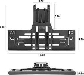 img 1 attached to Upgraded W10546503 Dishwasher Dishrack Upper Rack Adjuster by AMI PARTS - Compatible with WPW10546503, W10306646, WPW10546503VP, AP6022813, PS11756150 - Pack of 2