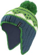 🧢 vaude unisex kids knitted cap iv cap - warm and trendy headwear for children logo