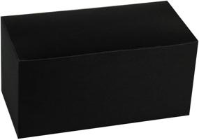 img 3 attached to 🎁 10 Pack of Large RUSPEPA Recycled Cardboard Gift Boxes with Lids - 12" X 6" X 6" - Ideal for Christmas, Birthdays, Holidays, and Weddings - Stylish Black Packaging