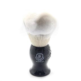 img 1 attached to 🪒 Echolly Luxury Shave Brush for Home or Travel - Premium Synthetic Hair Shaving Brush - Fine Acrylic Handle, Engineered for the Ultimate Shave Experience with Safety Razor, Ideal Gift for Men