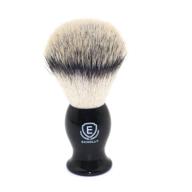 🪒 echolly luxury shave brush for home or travel - premium synthetic hair shaving brush - fine acrylic handle, engineered for the ultimate shave experience with safety razor, ideal gift for men logo