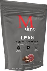 img 3 attached to 🍊 Mdrive Lean for Men Protein Powder, Boosts Lean Muscle Mass Support, Morosil Sicilian Blood Orange Extract, Chromax, Whey Protein, Blood Orange Chocolate Flavor, 30 Servings, 30oz