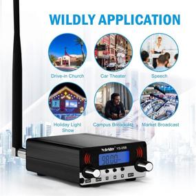 img 3 attached to 📻 YoleShy 0.5W YS-05B FM Transmitter for Church Parking Lot: Long Range Mini Radio Station with LCD Display, Antenna, Microphone - FCC Part15 Certified