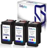 sellyaha remanufactured canon pg-245xl cl-246xl ink cartridge replacement for pixma ip2820 mg2420 mg2520 mg2522 mg2525 mg2555 mg2920 mg2922 mg2924 mg3020 mx490 mx492 printer logo