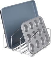 🍳 ideal kitchen solution: idesign classico chrome cookware organizer for cutting boards and cookie/baking sheets (8.4" x 9.95" x 5.55") logo