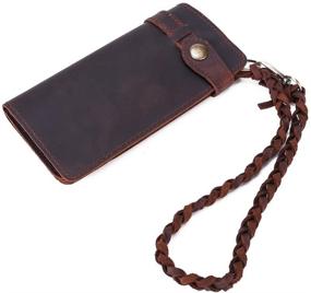 img 2 attached to 👔 Classy Vintage Menswear: Explore CPJ's Genuine Leather Blocking Accessories