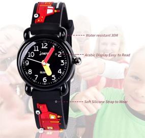img 1 attached to 🎁 3D Kids Watch Gifts for Boys Age 3-12, Toy Wristwatch for 3-12 Year Old Boys - Perfect Gift Option!