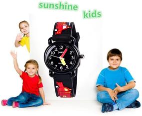 img 3 attached to 🎁 3D Kids Watch Gifts for Boys Age 3-12, Toy Wristwatch for 3-12 Year Old Boys - Perfect Gift Option!