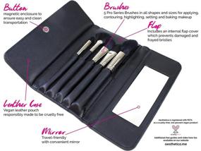 img 2 attached to 🌟 Aesthetica Pro Series 5-Piece Contouring and Highlighting Makeup Brush Set - Vegan & Cruelty Free Brushes for Perfect Makeup Application