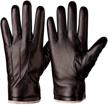 leather thermal touchscreen texting motorcycle men's accessories and gloves & mittens logo