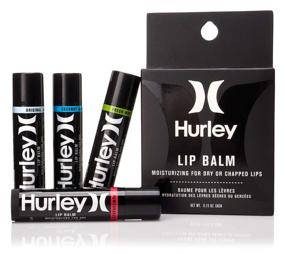 img 1 attached to Hurley Lip Balm - 4 Pack Assortment of Beeswax Based Lip Moisturizers (Mint, Pomegranate, Coconut, Original)