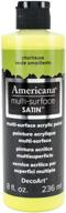 decoart americana multi surface acrylic chartreuse logo