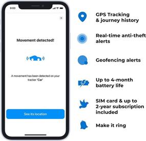 img 3 attached to 🚗 Invoxia Cellular GPS трекер: Транспортное средство, Машина, Мотоцикл, Велосипед, Пожилой человек, Ребенок и Вещи - Автономность батареи на 4 месяца - Бесплатная подписка на 2 года - Оповещения об антикраже в режиме реального времени.