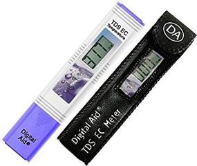 img 2 attached to 🌡️ Digital Aid Professional TDS, EC & Temperature Meter: 3-in-1 Professional Quality TDS Meter (0-9990ppm)