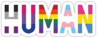 🌶️ chili print human lgbt+ sticker - colorful bumper/window decal - gay pride graphic logo