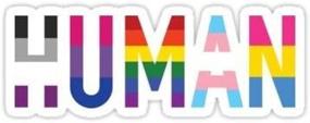 img 1 attached to 🌶️ Chili Print Human LGBT+ Sticker - Colorful Bumper/Window Decal - Gay Pride Graphic