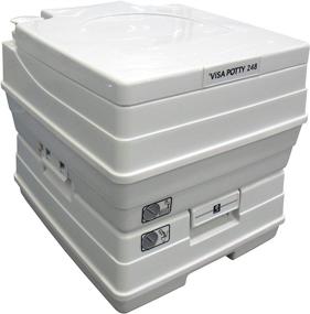 img 4 attached to 🚽 24 Liter White Visa Potty by Dock Edge - Advanced Sanitation Equipment