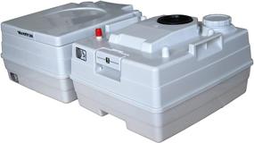 img 2 attached to 🚽 24 Liter White Visa Potty by Dock Edge - Advanced Sanitation Equipment
