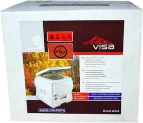 img 1 attached to 🚽 24 Liter White Visa Potty by Dock Edge - Advanced Sanitation Equipment