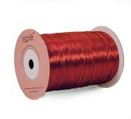 🎀 premium 1/4'' ispie rayon raffia ribbon crochet yarn - 100-yard pearlized red diamond: superior quality for exquisite crafts logo