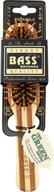 🎋 bass brushes green bamboo hair brush: small paddle with bamboo pin + handle logo