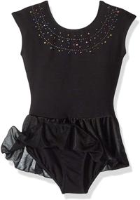 img 1 attached to Jacques Moret Classic Skirted Rhinestuds Girls' Clothing for Active