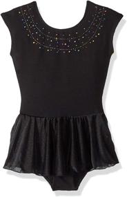 img 2 attached to Jacques Moret Classic Skirted Rhinestuds Girls' Clothing for Active