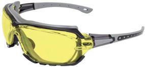 img 1 attached to 🕶️ Global Vision Octane Padded Motorcycle Sport Sunglasses - 3 Pairs with Clear Smoke and Yellow Lens