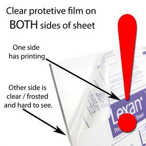 img 2 attached to 🔲 Lexan Sheet Polycarbonate: The Ultimate Raw Material for Thick Plastics
