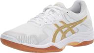 🏐 asics women's gel tactic volleyball silver shoes: superior performance for athletic women logo