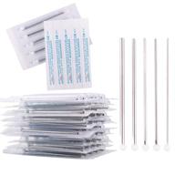 💉 ear nose piercing needles - individualized package for piercing needle supplies - tc mix 12g, 14g, 16g, 18g, 20g - piercing kit (50 mix) logo
