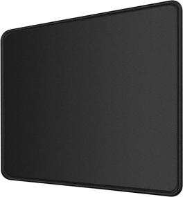 img 4 attached to 🖱️ MROCO Mouse Pad - 30% Larger Size, Non-Slip Rubber Base, Premium-Textured & Waterproof, Stitched Edges - For Computers, Laptops, Gaming, Office & Home - 8.5 x 11 in, Black