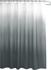 img 3 attached to 🚿 Dark Grey Ombre Shower Curtain Set by Creative Home Ideas, 70"x72