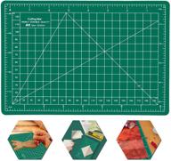 🎨 мат для рукоделия самовосстанавливающийся 6x8 дюймов (размер a5): небольшой режущий материал для шитья для поверточной ткани, идеальный для детей, любителей рукоделия и творчества diy. логотип