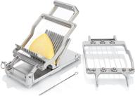 🧀 huanyu commercial cheese slicer - 1cm &amp; 2cm stainless steel wire cutter for cheese, butter, and desserts - replaceable blade on a cutting board machine - perfect baking tool for kitchen cooking logo