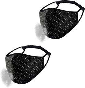 img 4 attached to 🌬️ Breathable Adjustable Sports Face Mask - Washable & Reusable Cloth Mouth Cover for Men and Women - with Adjustable Strap and Nose Wire