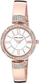 img 2 attached to ⌚ Изысканные часы Anne Klein для женщин с кристаллами, комплект с браслетом - идеальное сочетание элегантности и стиля.