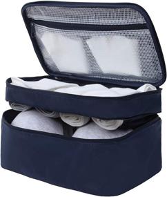 img 4 attached to Underwear JJ POWER Lightweight Compartments Travel Accessories and Packing Organizers