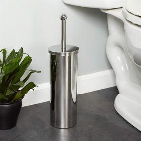 img 3 attached to 🚽 Stainless Steel Toilet Bowl Brush Holder by ZPC Zenith Products Corporation: Quality and Style Combined