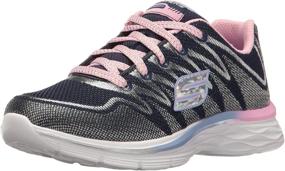 img 4 attached to Stylish Skechers Girls Dream NDash Sneaker Shoes for Young Girls