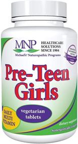 img 4 attached to Michael's Naturopathic Programs Pre Teen Girls Daily Multivitamin - 120 Vegetarian Tablets - Nutrient & Herbal Blend for Optimal Growth & Development - Kosher - 60 Servings