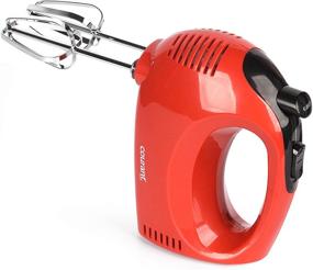 img 3 attached to CHM-1550 Electric Hand Mixer - 5-Speed Control, 150W with Chrome Beater Eject Button - Red